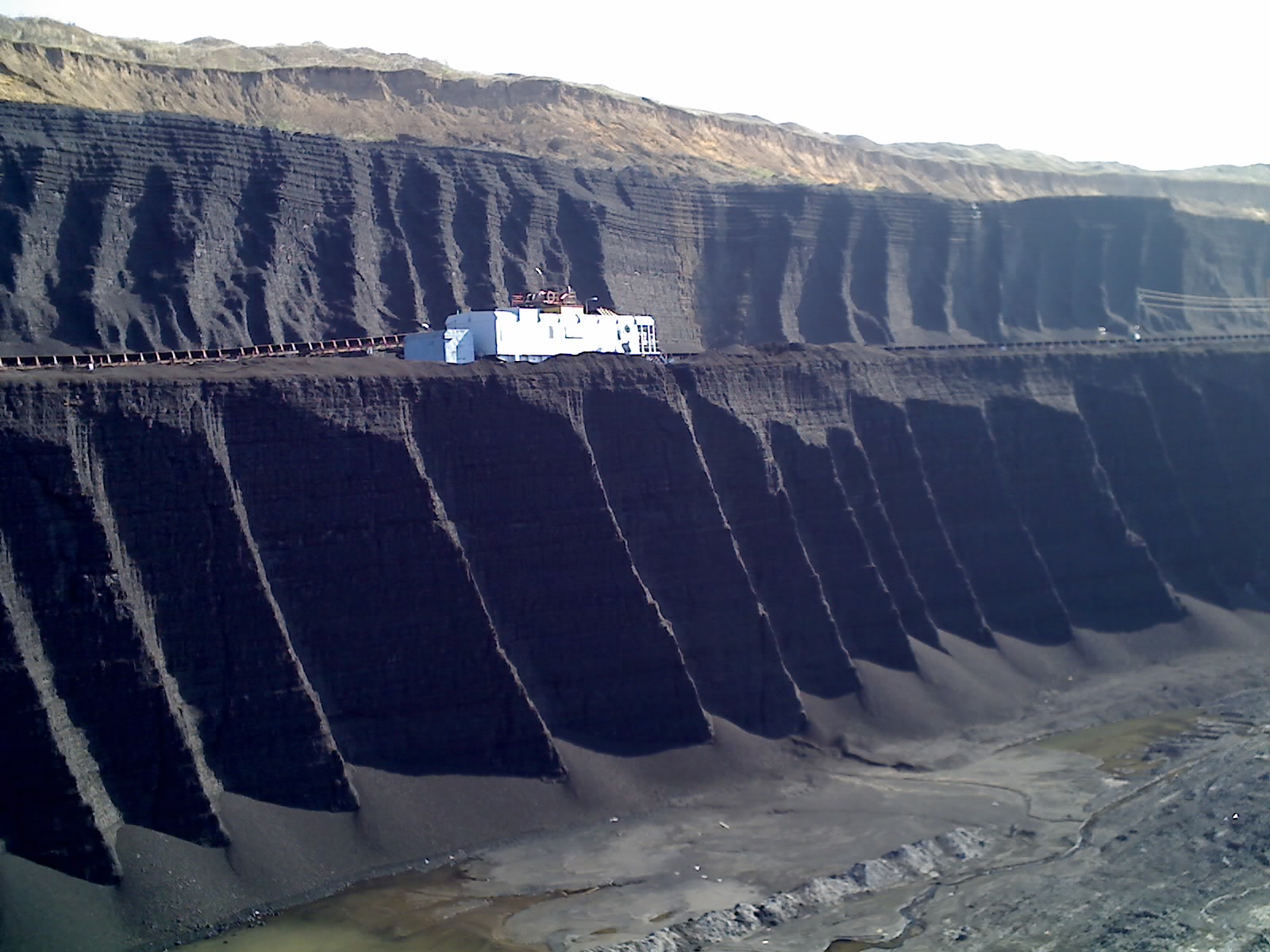 Мощность угольных пластов